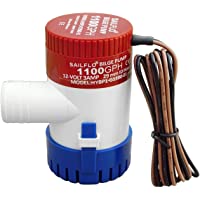 Bomba de achique Eco-Worthy. Bomba de achique para barco Marine- 12 V 1100 GPH- corriente alta- 29 mm- manguera ID 3 Amp…